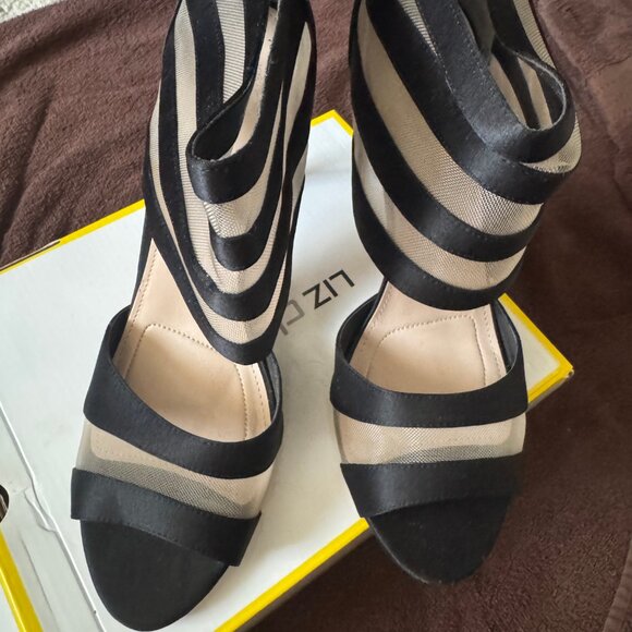 L. Miller Black/Mesh Heels that will make a statement when you enter the room! - Picture 6 of 7